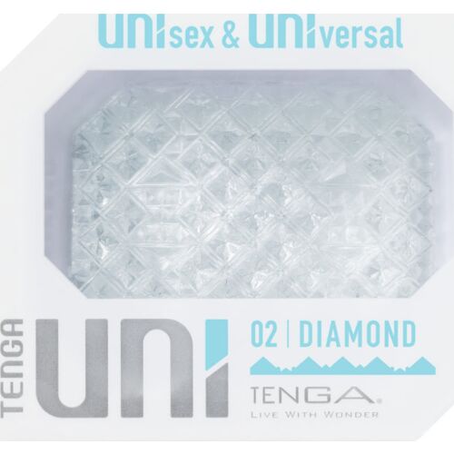 Masturbator Tenga UNI Diamond z piramidno teksturo