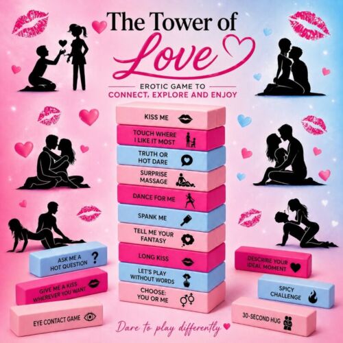 Igra za pare DIVERTY SEX LOVE TOWER - erotični izzivi