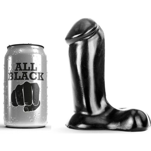 Dildo All Black 14 cm za začetnike