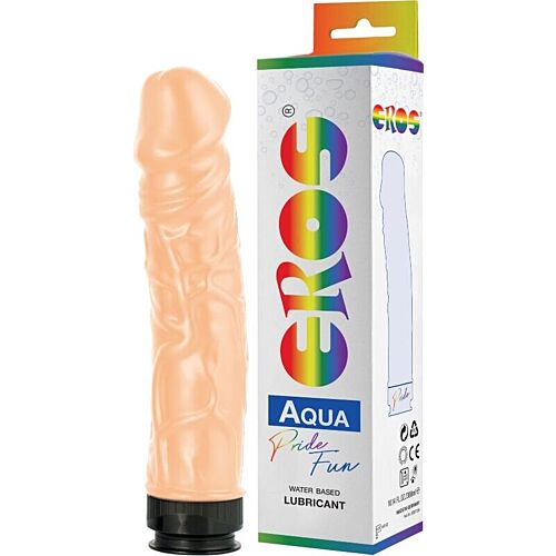 Dildo PRIDE EROS AQUA z vgrajenim lubrikantom