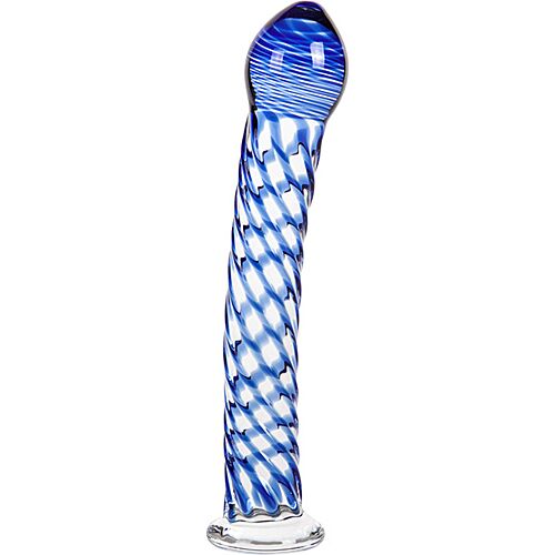Dildo Steklo S Pleasures Crystal AQUARIUS Z Visoko Odpornostjo
