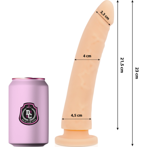 Dildo DELTACLUB 23 cm iz medicinske silikona