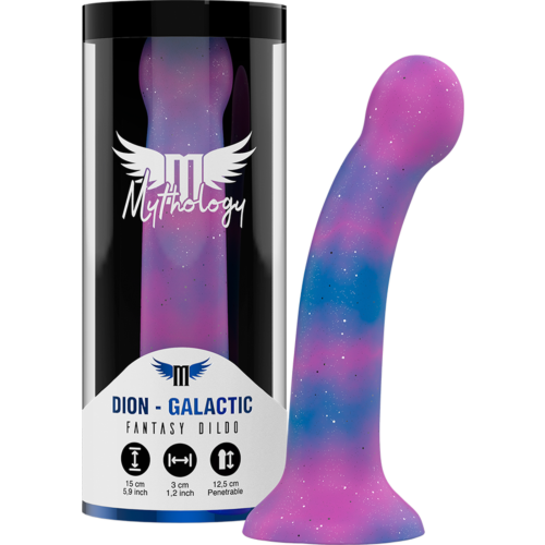 Dildo MYTHOLOGY DION GALACTIC s stimulativno ukrivljenostjo