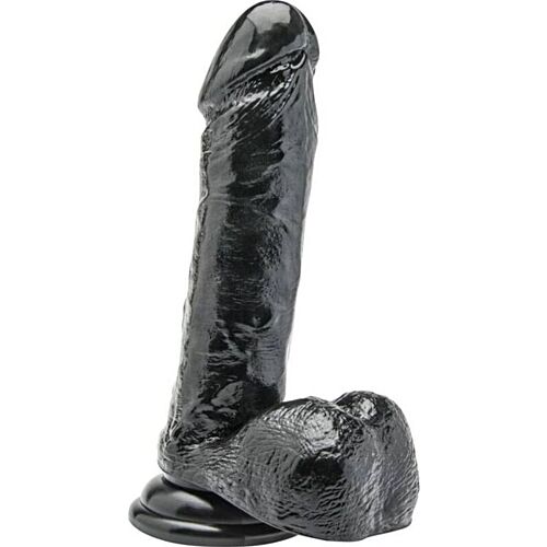Dildo Get Real 18 cm z testisi in pulsirajočimi žilami