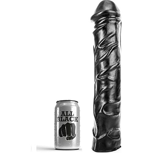 Dildo Gigant All Black 32 cm za fisting anal
