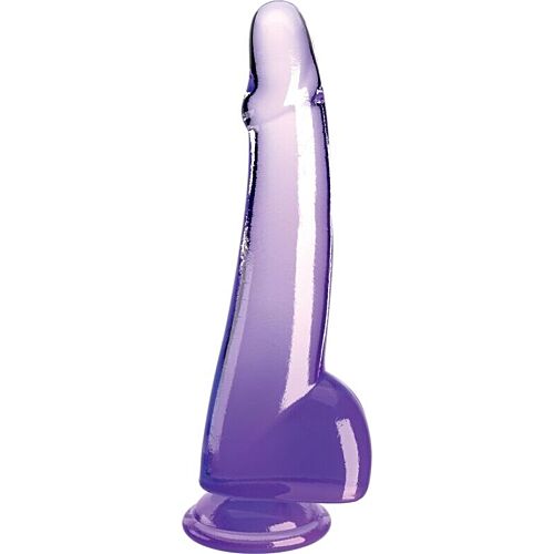Dildo KING COCK Clear 19 cm z osnovo za sesanje