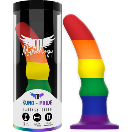 Dildo MYTHOLOGY KUNO PRIDE S z močno sesalno bazo
