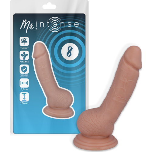 Dildo MR. INTENSE 8 PENE REALÍSTICO 17.6 CM