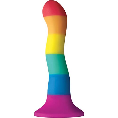Dildo NS Novelties Colors Wave z vakuumsko podlago