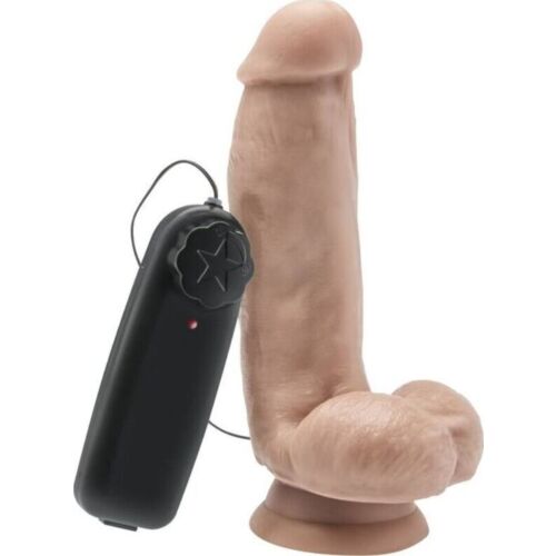 Dildo vibrátor GET REAL 12 cm z izraženo teksturo