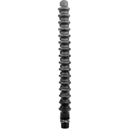 Analna tuširatka ALL BLACK MEGA RIPPLE 28.5 CM