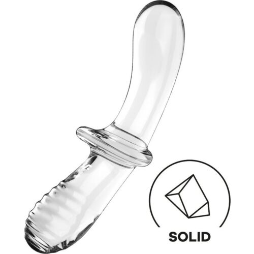 Dildo Satisfyer Crystal Double z edinstvenimi teksturami