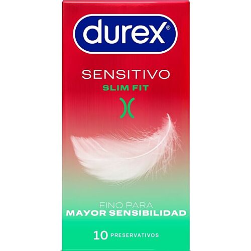 Kondomi DUREX SENSITIVO SLIM FIT za večjo občutljivost