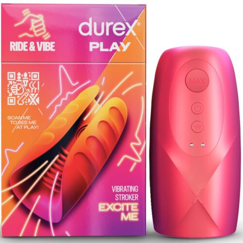 Masturbator DUREX Ride & Vibe z teksturo
