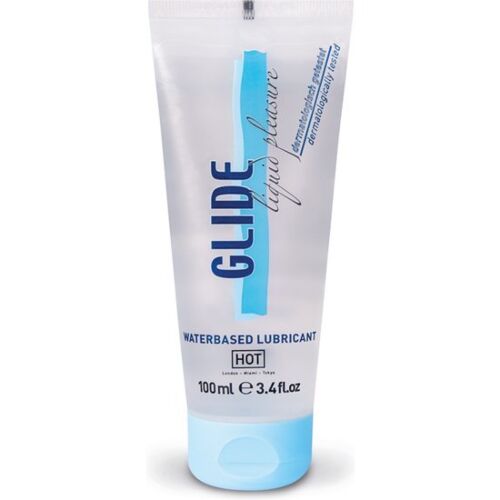 Lubrikant HOT Glide Liquid Pleasure 100 ml za gladko drsenje