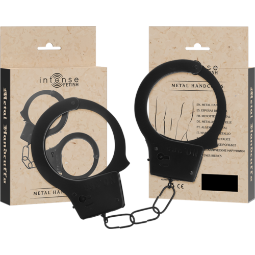 Lisice Metalne INTENSE FETISH za varno igro bondage