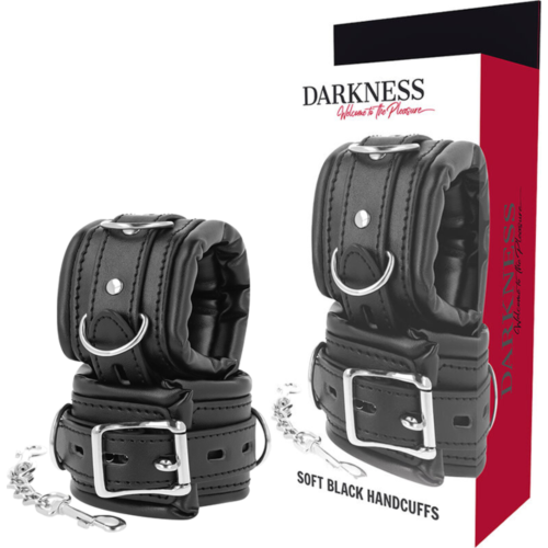 Lisice DARKNESS BONDAGE z oblazinjenjem