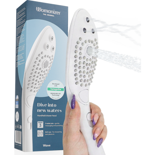 Vibrátor WOMANIZER Wave s stimulacijo klitorisa