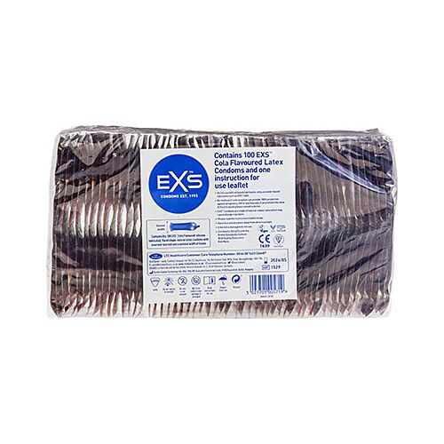 Kondomi Exs Crazy Cola 100 enot z okusom