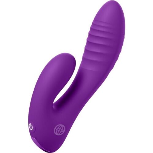 Vibrator FANTASY FOR HER SECRET LOVER, vijoličen, za točko G in klitoris