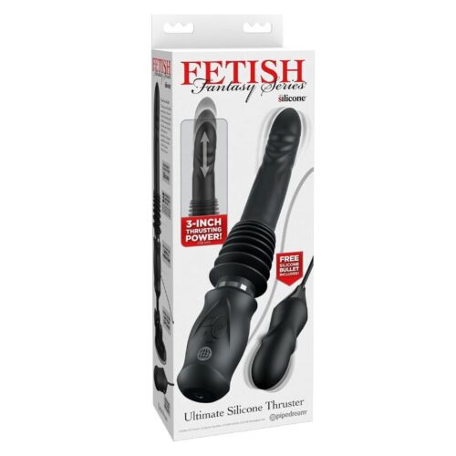 Vibrátor FETISH FANTASY SERIES ULTIMATE SILICONE THRUSTER z potisno funkcijo