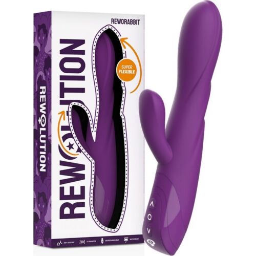 Vibrator REWOLUTION REWORABBIT z FlexiREWO tehnologijo