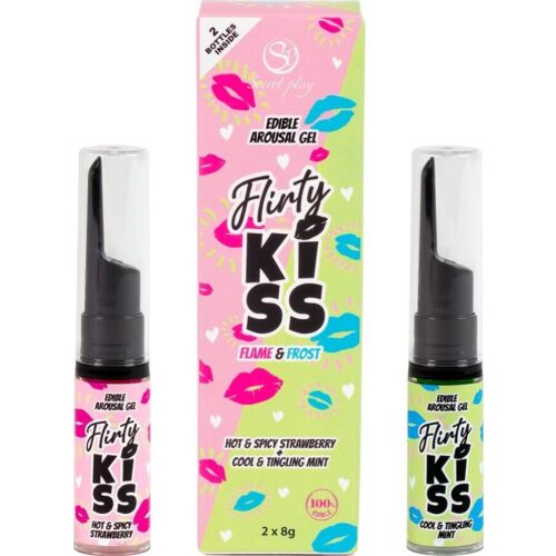 Geli za ustnice SECRETPLAY Flirty Kiss s toploto in svežino