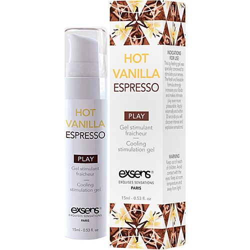 Gel stimulans Exsens Hot Vanilla Espresso 15 ml