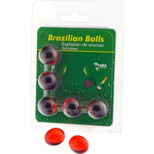 Lubrikant Taloka Brazilian Balls jagoda-šampanjec