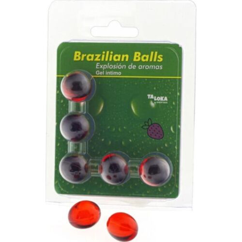 Lubrikant Taloka Brazilian Balls z jagodnim okusom