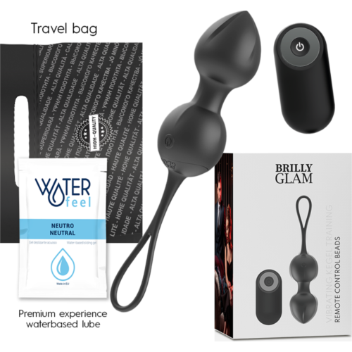 Vibracijske Keglove Kroglice Brilly Glam z Daljinskim Upravljačem