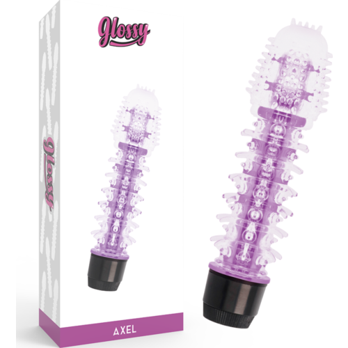 Vibrator GLOSSY Axel z močnimi vibracijami