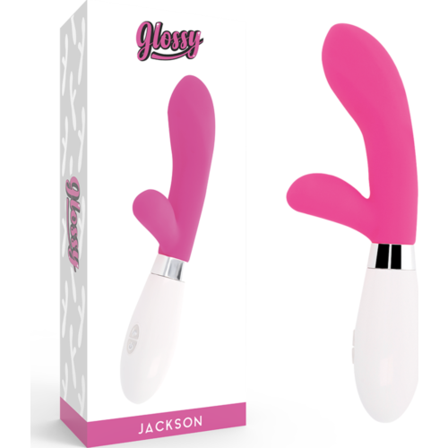 Vibrator GLOSSY Jackson z dvojno stimulacijo