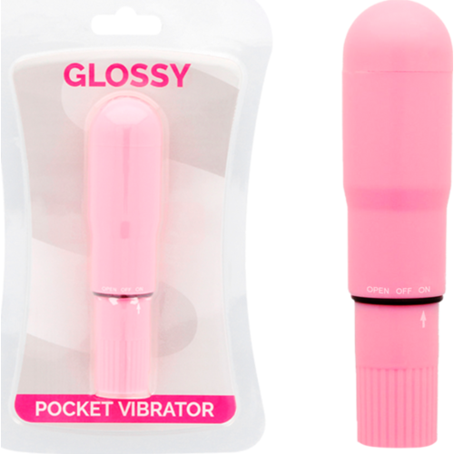 Vibrator GLOSSY Pocket vodoodporen in kompakt