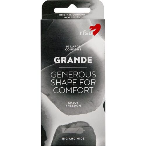 Kondomi RFSU Grande | Prozorni in lubricirani