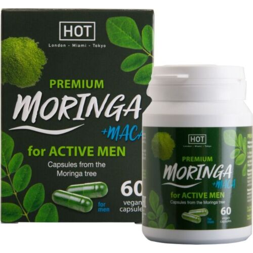 Kapsule za moške HOT Moringa Men z naravno energijo