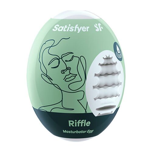 Masturbator Satisfyer Eggs Riffle s teksturami
