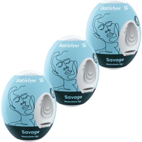 Masturbator Satisfyer Eggs Savage - pack 3
