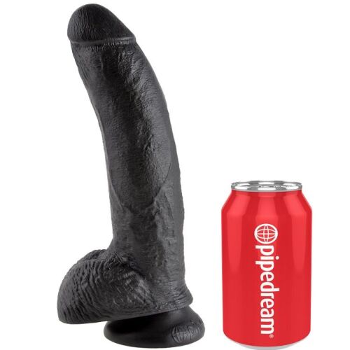Dildo KING COCK 22.9 CM s podsuknjami