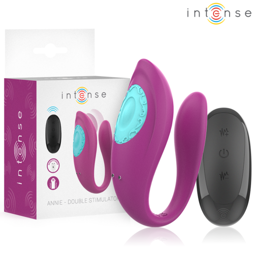 Vibrator INTENSE ANNIE U-oblikovan in stimulator