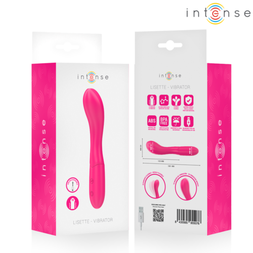 INTENSE Lisette vibrator s 10 vibracijami v roza barvi
