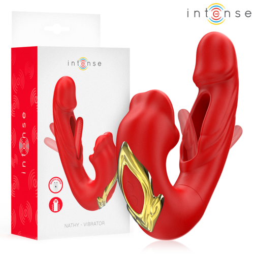 Vibrator INTENSE NATHY z dvojno stimulacijo
