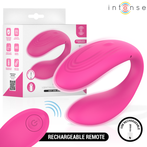 Vibracijski stimulator INTENSE REMOTE CONTROL NORA z daljinskim upravljalnikom