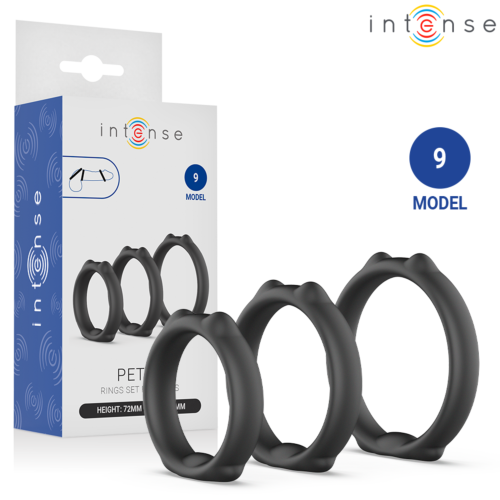 Obroči za penis INTENSE FOR HIM set 3 različnih velikosti