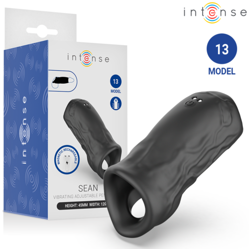Obroč za penis INTENSE FOR HIM Model 13 z dodatno stimulacijo