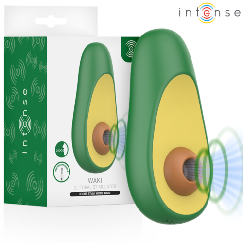 Stimulator klitorisa INTENSE FUN TOYS WAKI AVOCADO z inovativnim dizajnom