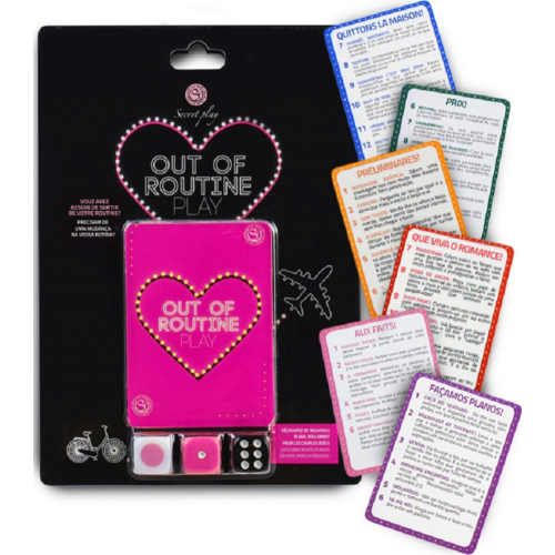 Igra SECRETPLAY Out of Routine Play z 72 izzivi
