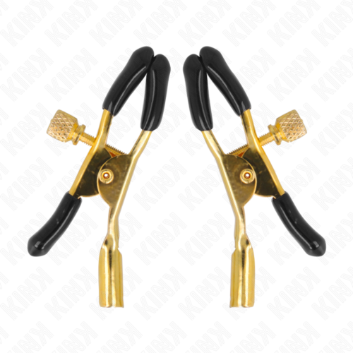 Pinze za bradavice KINK GOLD NIPPLE CLAMPS 6 CM