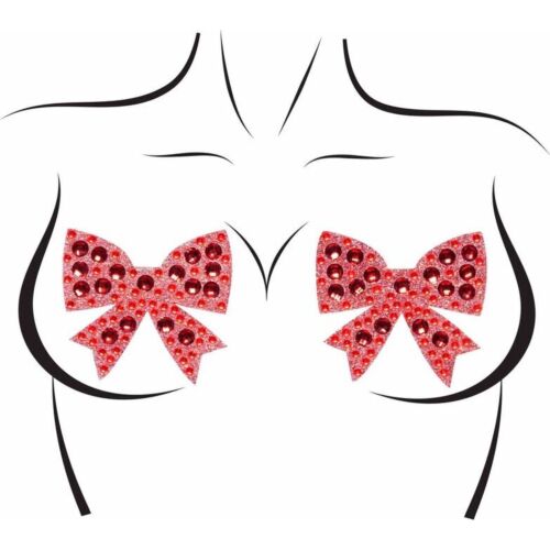 Pezonere Leg Avenue z bleščicami in pentljo