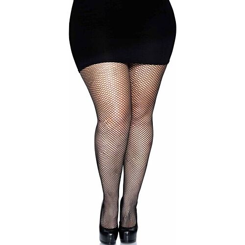 Fishnet Pantyhose Leg Avenue Plus Size with Backseam